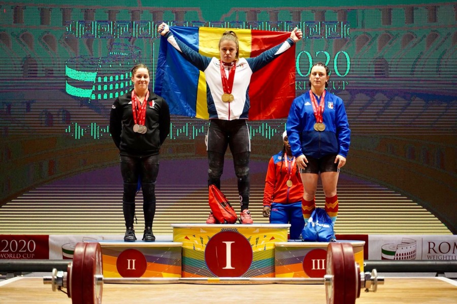 Loredana Toma, trei medalii de aur la Cupa Mondială de haltere de la Roma