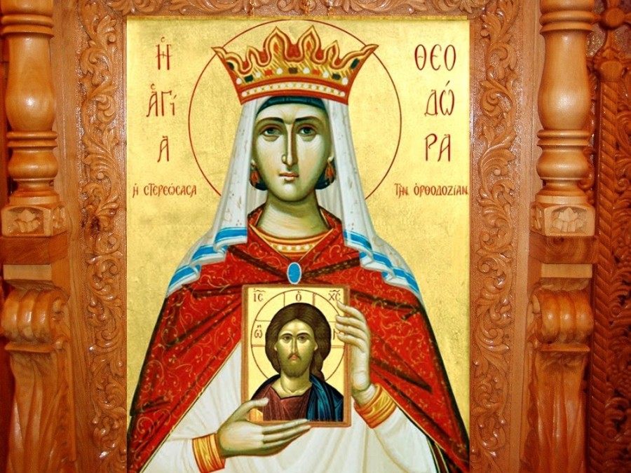 Sfânta Teodora Împărăteasa, apărătoarea icoanelor