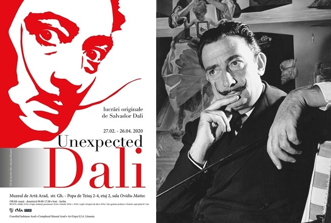 Pentru prima dată în România, la Muzeul de Artă Arad, se deschide expoziția ”Unexpected Dali”