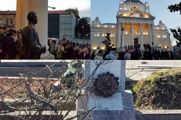 (FOTO) Arhitectul Ludovic Szántay, între dezvelirea statuii de la Palatul Cultural și un mormânt lăsat în paragină