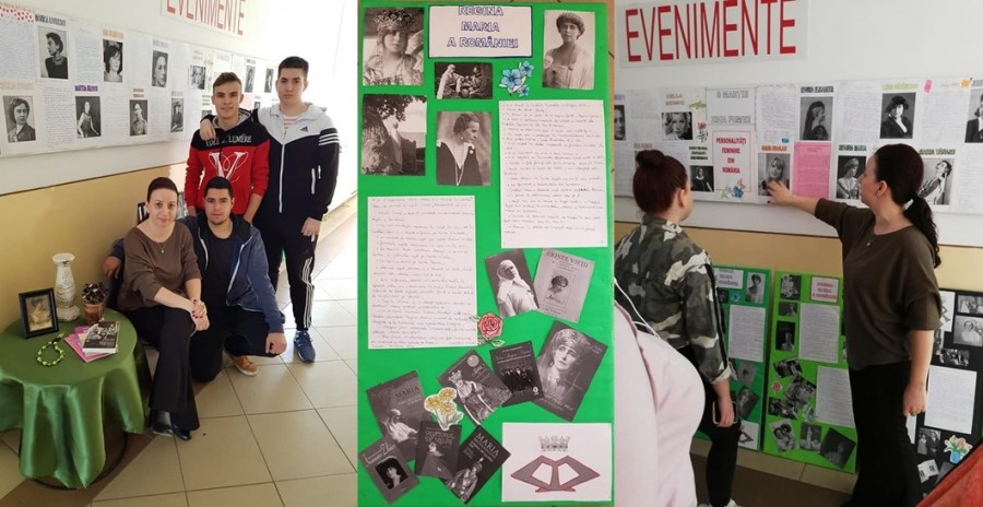 Un Dascăl cu har, elevi interesați și un proiect de suflet la Liceul Tehnologic din Chișineu-Criș, în luna mărțișorului: ”Personalități feminine din România”