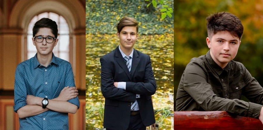 Călin, Raul și Andrei - cei trei elevi arădeni calificați în etapa națională a Olimpiadei de informatică aplicată ”AcadNet 2020”