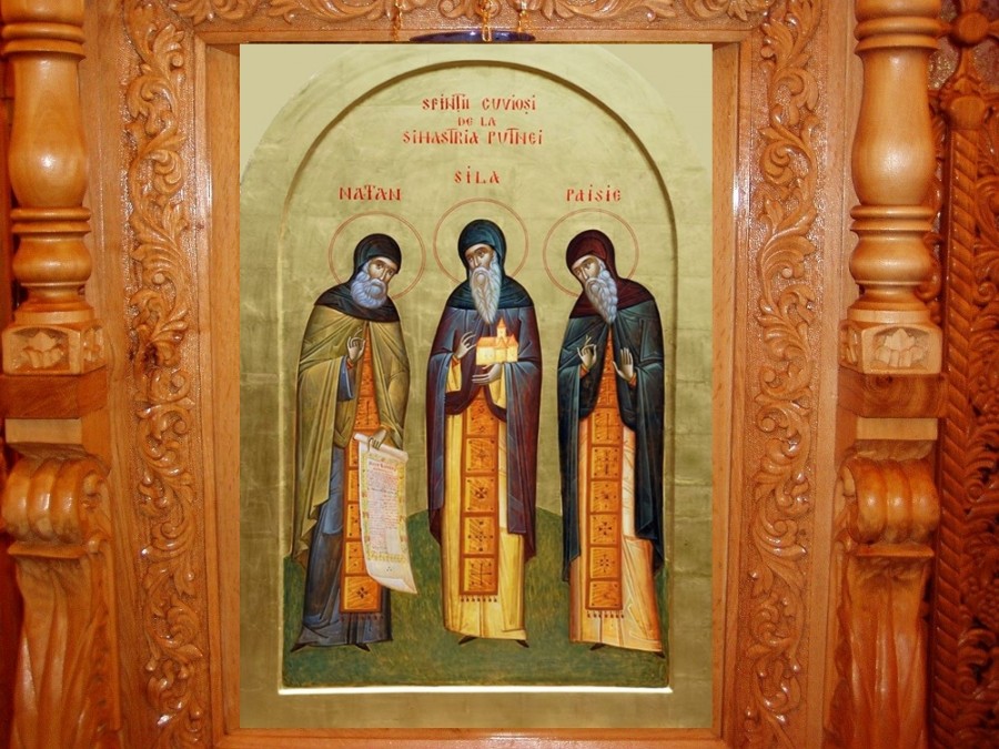 Sfinții Cuvioși Sila, Paisie și Natan de la Sihăstria Putnei, rugători pentru neamul românesc
