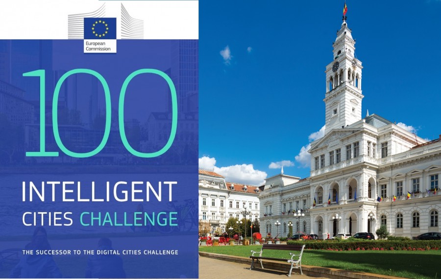 Aradul a fost selectat în programul ”100 Intelligent Cities Challenge”, lansat de Comisia Europeană