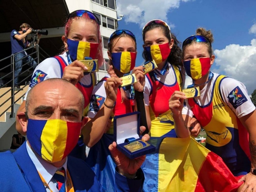 România a cucerit cinci medalii de aur la Campionatele Europene de canotaj Under-23