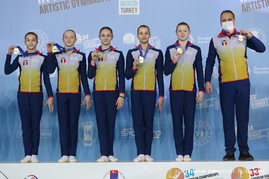 Țară, țară, avem campioane! România a câștigat două medalii de Aur și una de Argint la Europenele de Gimnastică de la Mersin