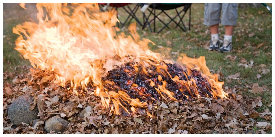 Arderea frunzelor în gospodărie, interzisă de luna viitoare. Amenzi foarte mari!