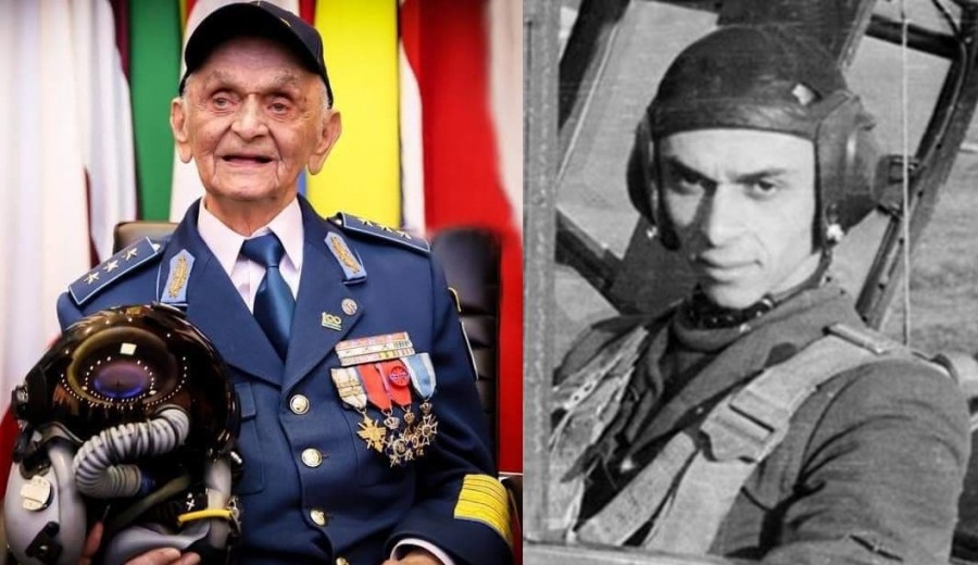 Generalul erou Ion Dobran, ultimul As al Aviației Române de război în viață, a împlinit 102 ani