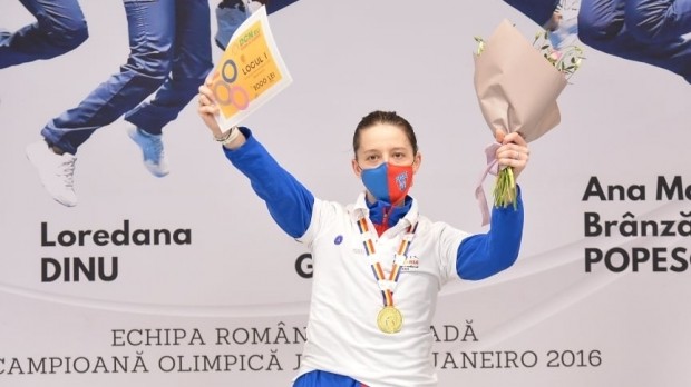 Ana-Maria Popescu a câştigat un nou titlu naţional la spadă