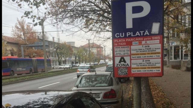 Parcarea va fi gratuită în weekend, iar în timpul săptămânii programul va fi redus, anunță Bibarț