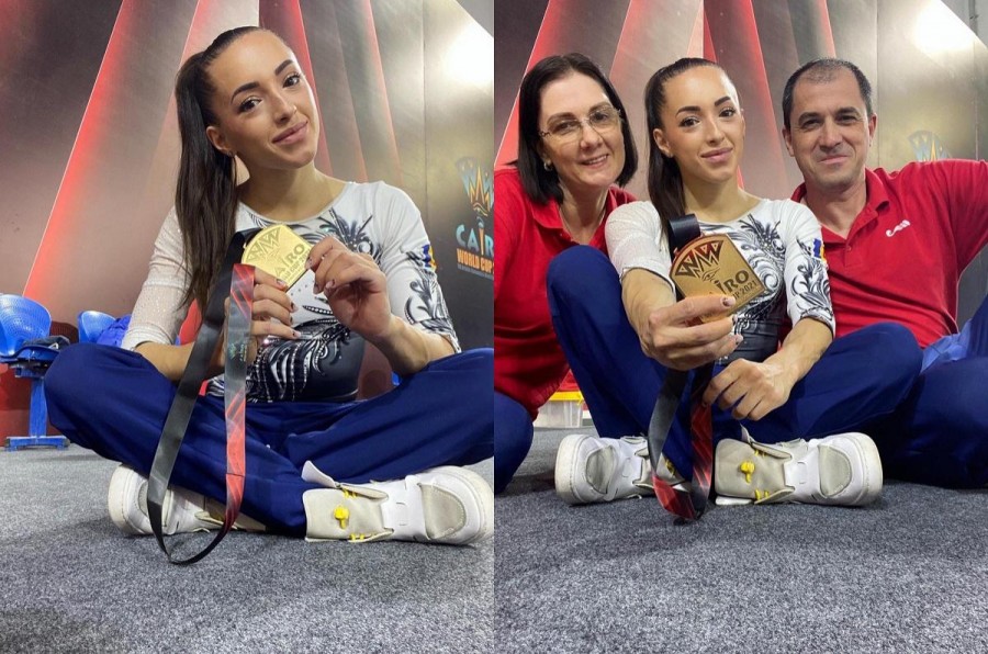 Larisa Iordache, aur la bârnă la Cupa Mondială de la Cairo
