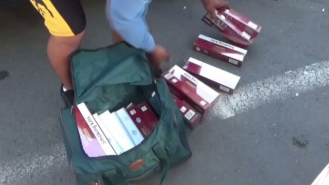 200 de pachete de țigări netimbrate, confiscate de jandarmi