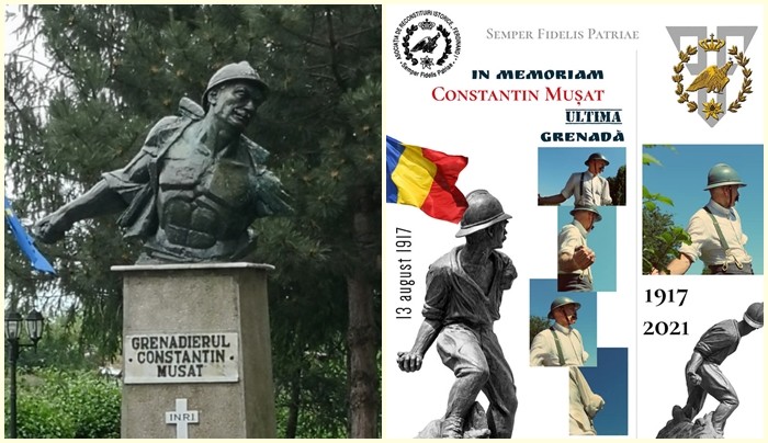 In Memoriam Constantin Mușat, Eroul român cu un singur braț. Proiect fotografic de istorie vie inițiat de Asociația „Ferdinand I”
