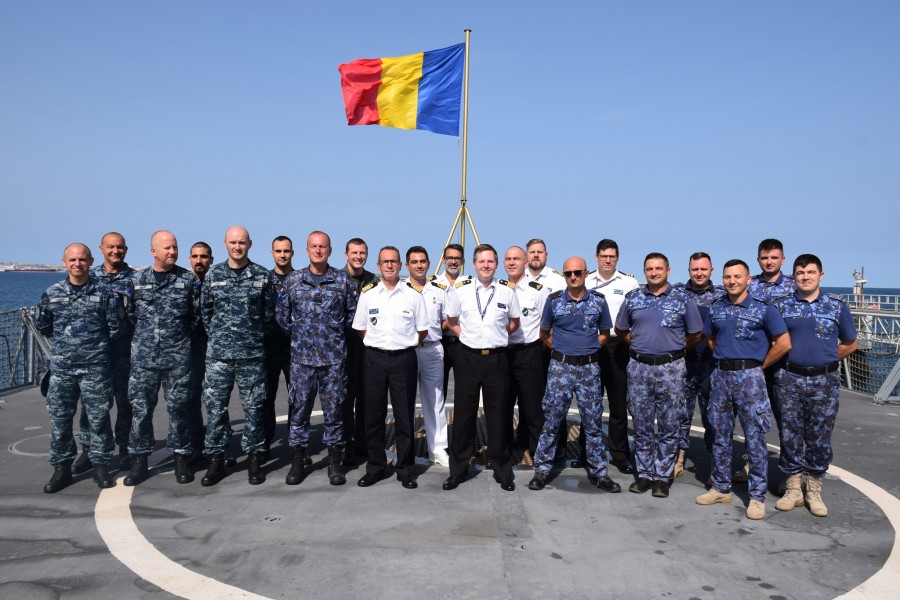 Forțele Navale Române au preluat comanda NATO a Operației Sea Guardian