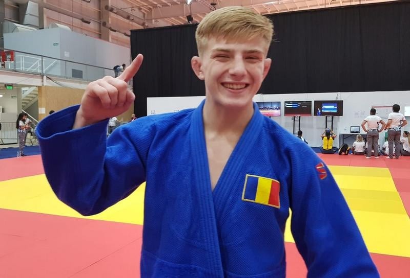 Judoka Adrian Șulcă  e campion european de juniori!