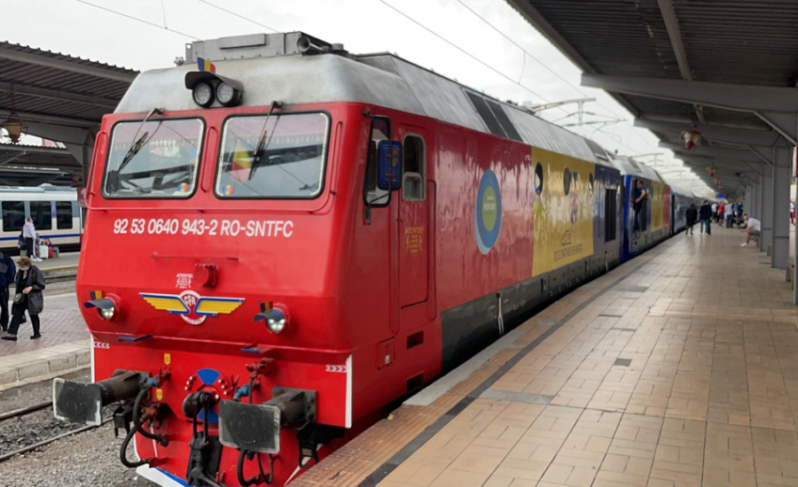 Trenul „Connecting Europe Express” a ajuns astăzi în România