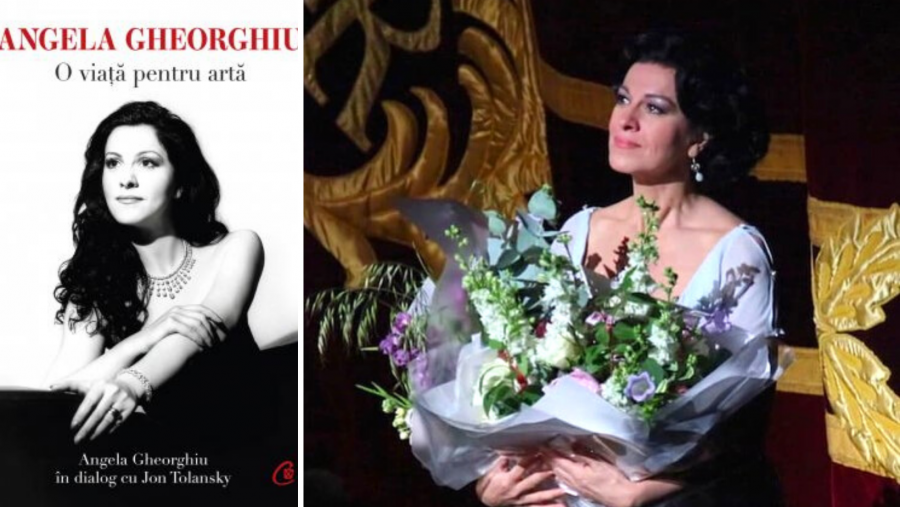 Angela Gheorghiu și-a lansat biografia în limba română, în aplauzele admiratorilor