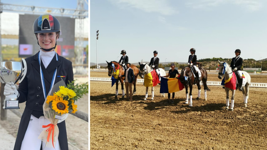 Doi arădeni, pe podium la Campionatul Balcanic de Dresaj