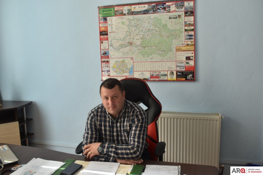 Noul primar Nicolae Valea a reînceput  investițiile pentru comuna Archiș