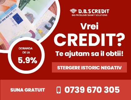 D.B.S CREDIT BIG PROBLEMS! SMART SOLUTIONS! PROBLEME MARI! SOLUȚII INTELIGENTE!