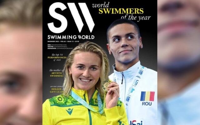 David Popovici, desemnat înotătorul anului de Swimming World Magazine