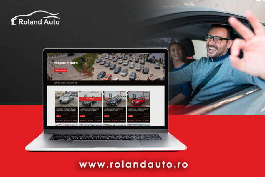 Mașina visurilor tale se află la un click distanță, te așteptăm pe noua platformă Roland Auto