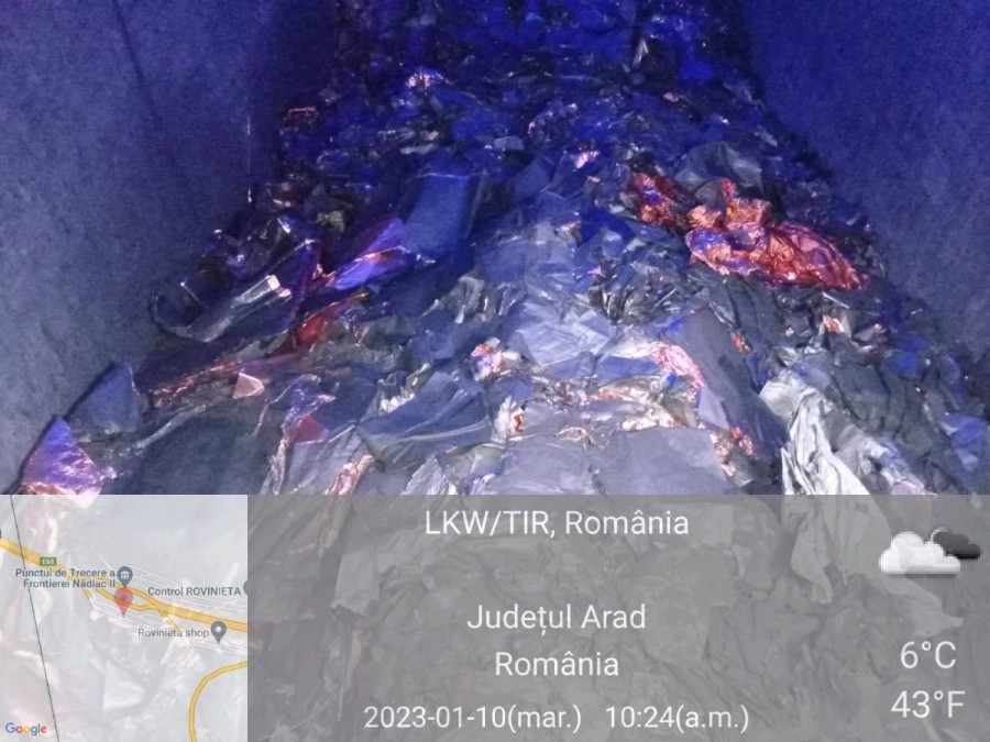 20 tone de cupru și alamă au fost întoarse din drum, la Nădlac II