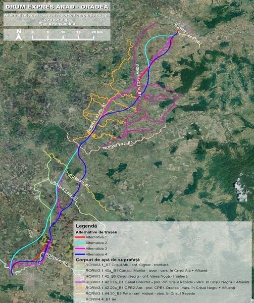 În ce stadiu se află proiectul drumului expres Arad-Oradea