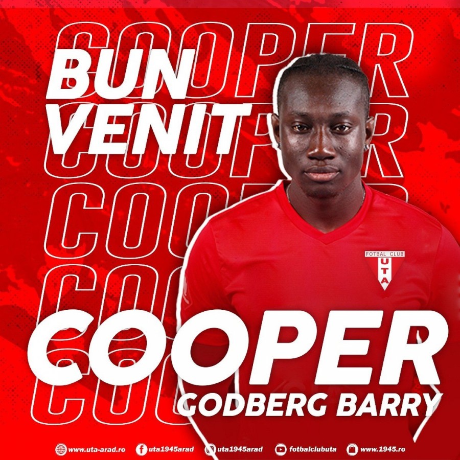 UTA face primul transfer: Godberg Barry Cooper şi semnează noi contracte cu trei jucători aflaţi în lot