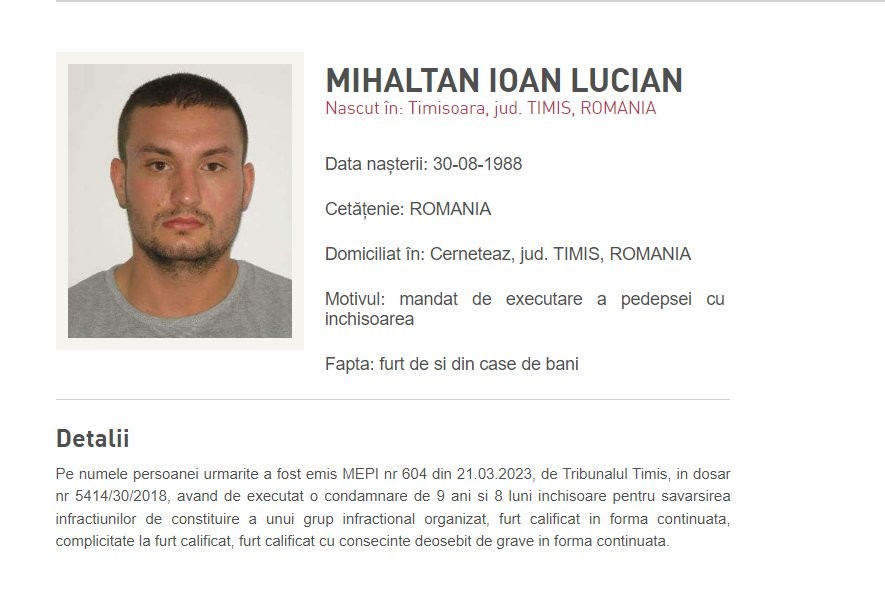 Interlopul Lucian Mihălţan şi-a pierdut mâna în timp ce încerca să arunce în aer un bancomat din Italia