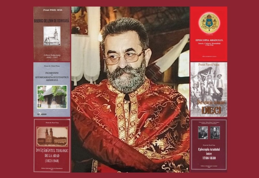 O viață închinată istoriei și credinței: expoziție omagială dedicată părintelui dr. Pavel Vesa, la Complexul Muzeal Arad
