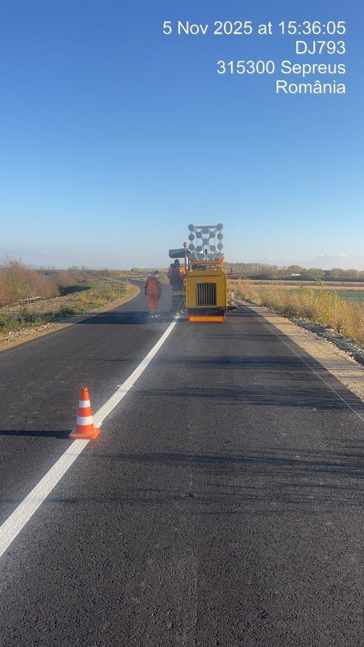 Drumul Cermei – Șepreuș va fi gata cu aproape un an mai devreme decât termenul prevăzut (FOTO)