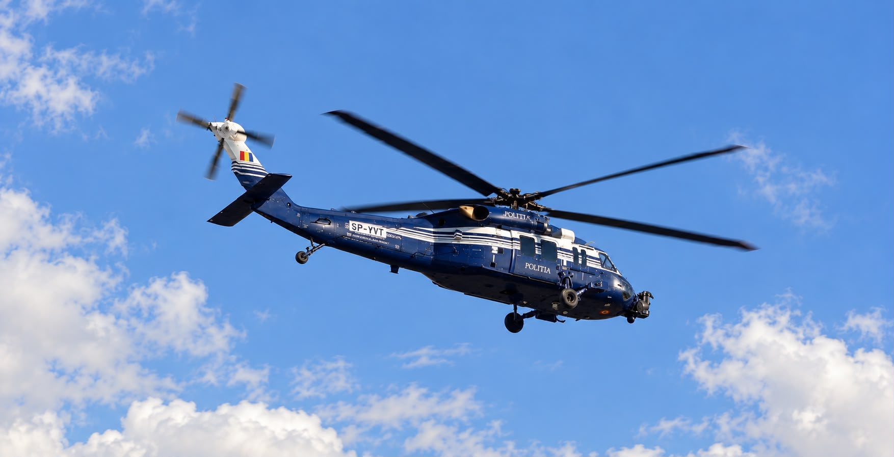 Traficul din județul Arad, monitorizat din elicopter