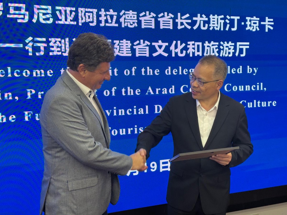 Discursul președintelui Iustin Cionca în China deschide trei noi direcții concrete de colaborare între județul Arad și provincia Fujian (FOTO)